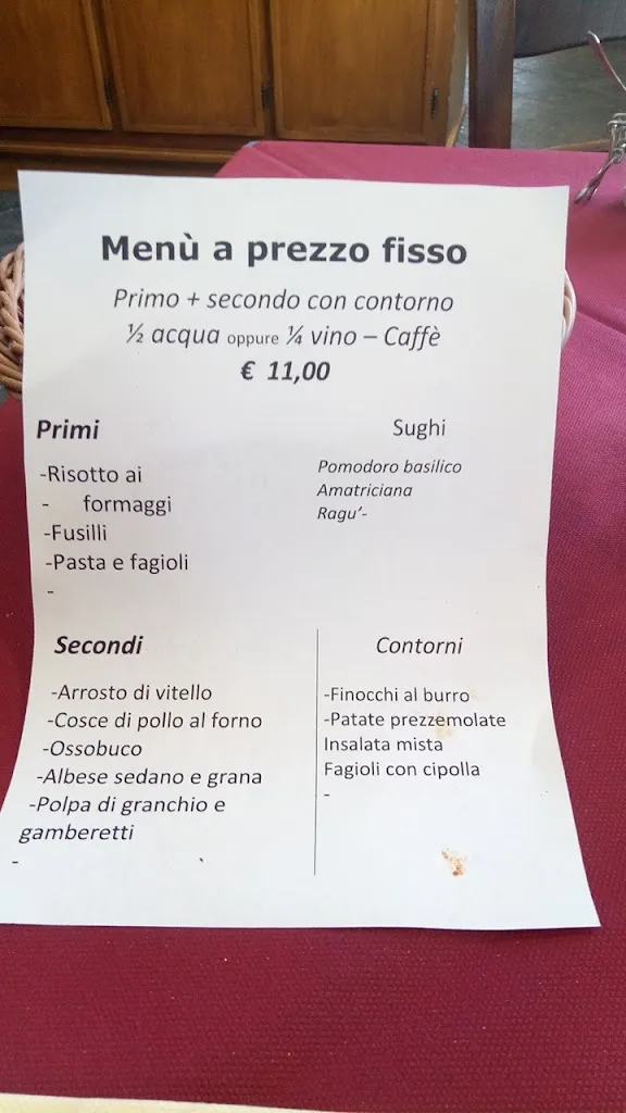 Menu_Bar Trattoria 