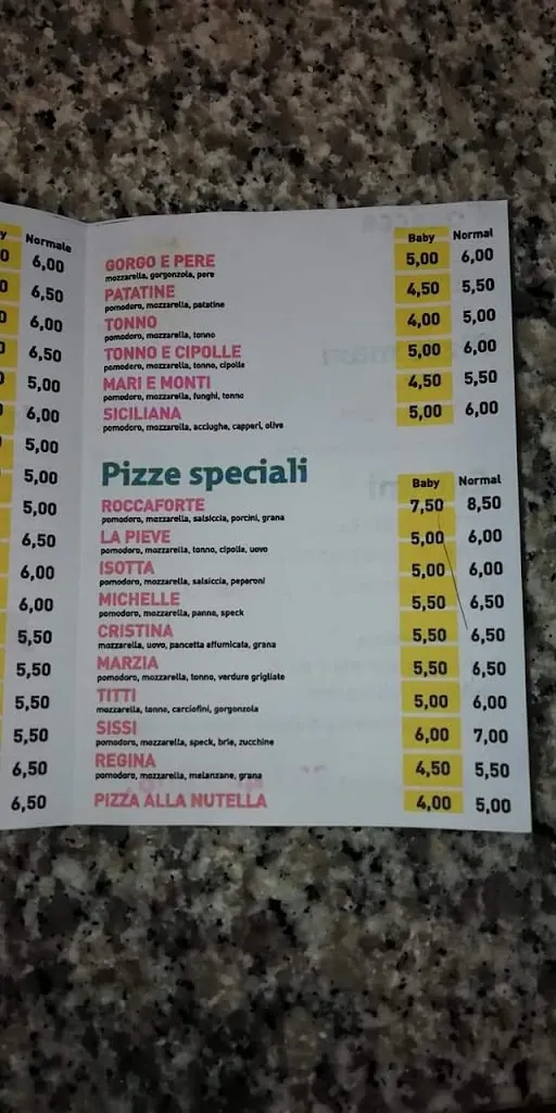 Menu_Pizzeria D'asporto La Pieve_Roccaforte Mondovì_image_2