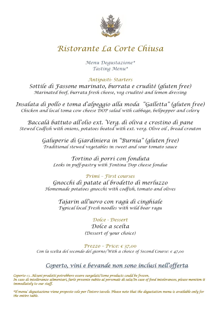 Menu_La Corte Chiusa Ristorante Agriturismo alle Cantine dei Marchesi Incisa della Rocchetta_Rocchetta Tanaro_image_1