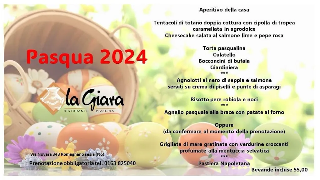 Menu_La Giara Ristorante Pizzeria_Romagnano Sesia_image_1