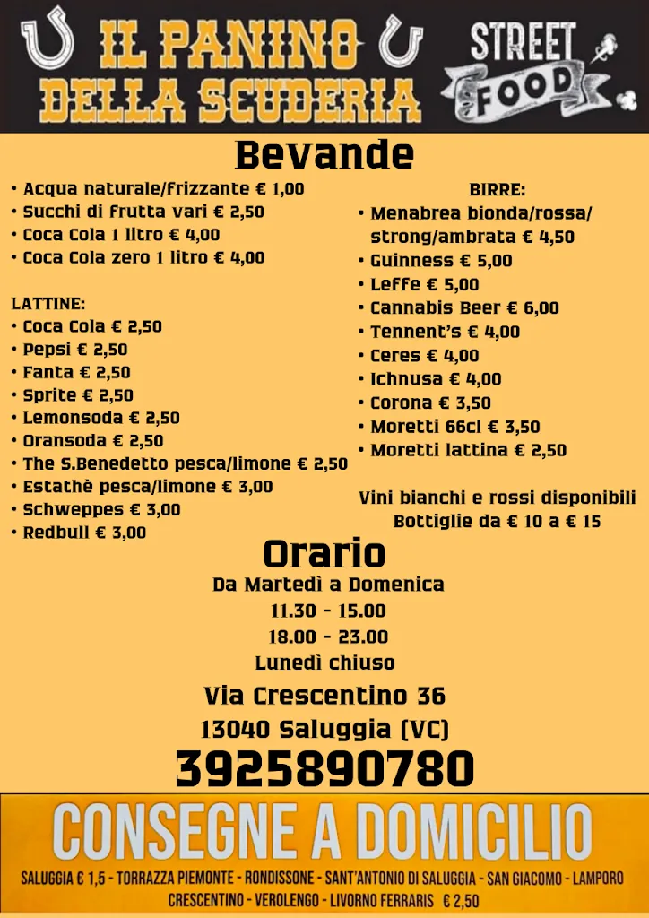 Menu_Il panino della scuderia_Saluggia_image_1