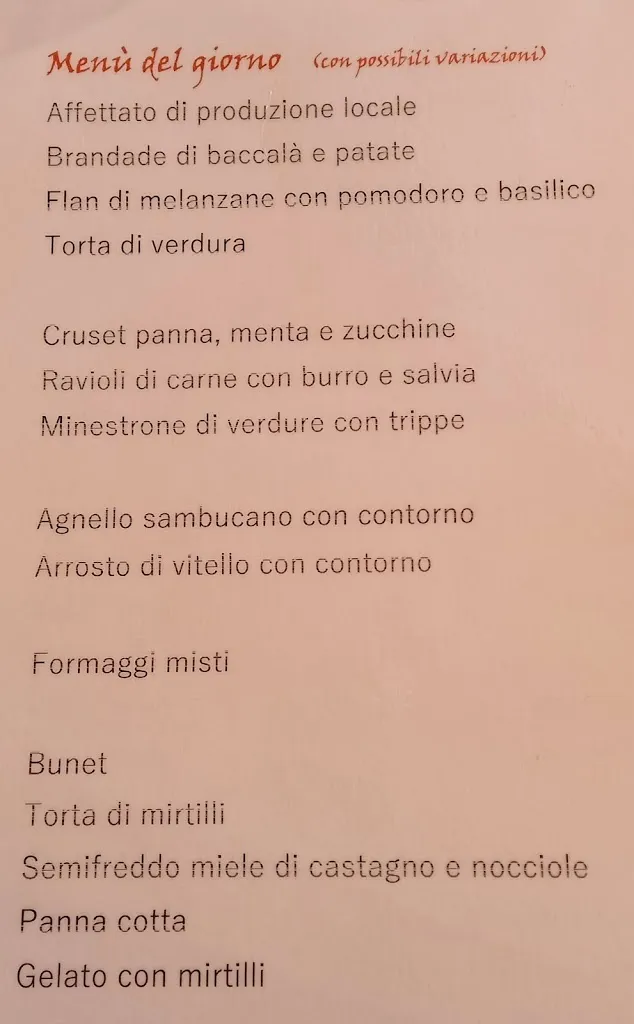Menu_La Meridiana Di Bruna Daniele_Sambuco_image_1