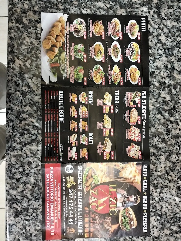 Menu_Il Zic Zac Grill Kebab_San Benigno Canavese_image_2