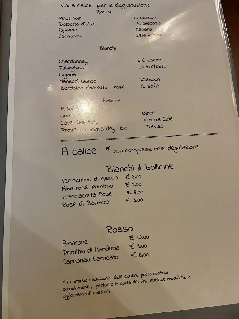 Menu_Luta’s Sapore Divino bistrot , food & wine_Sale_image_2