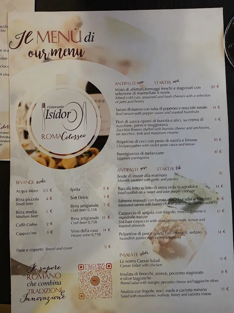Menu_Hostaria Isidoro_Sale_image_1
