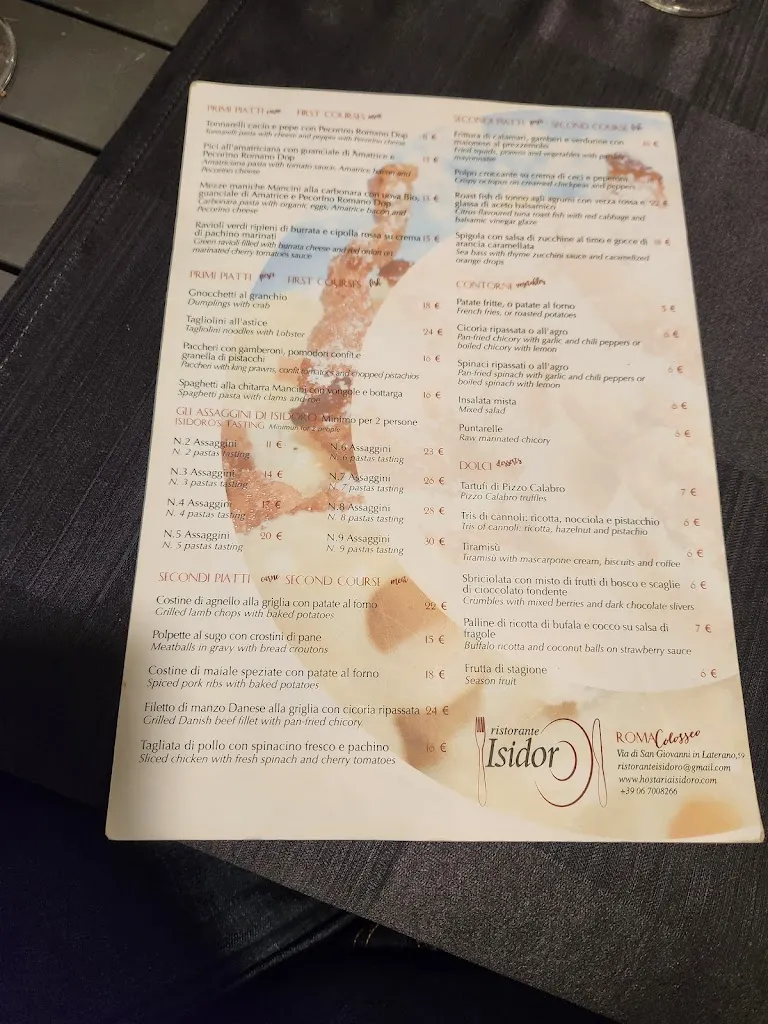 Menu_Hostaria Isidoro_Sale_image_3