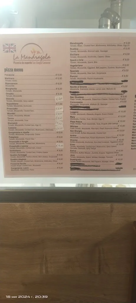 Menu_La Mandragola di San Giorgio _San Giorgio Canavese_image_1