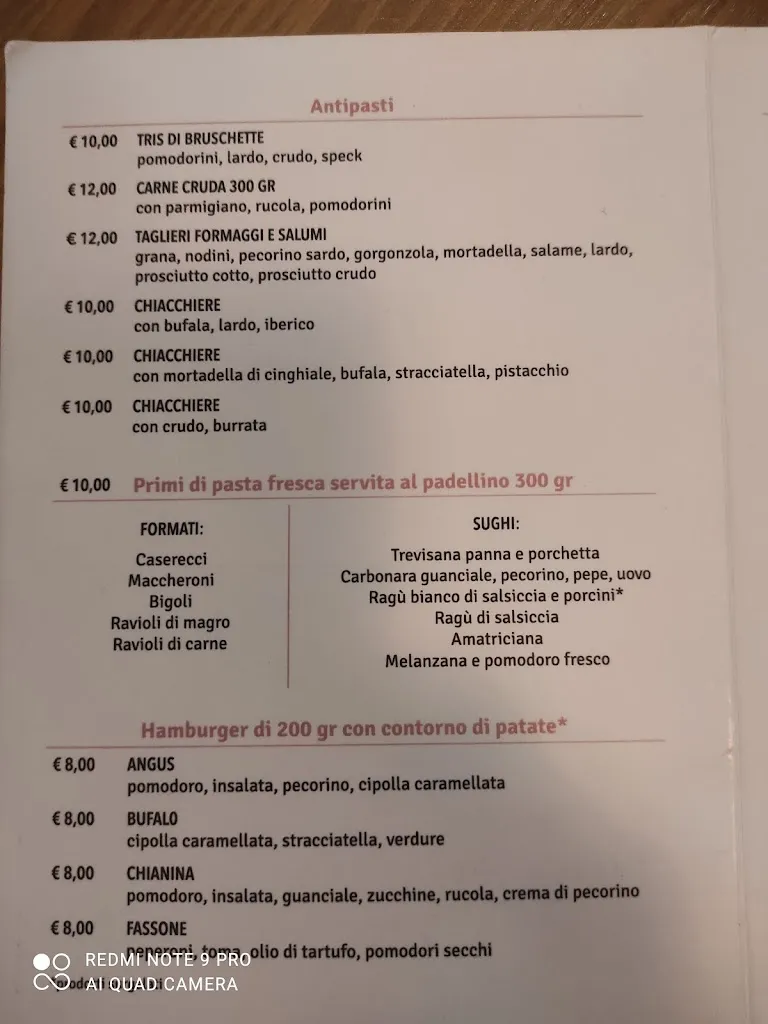 Menu_Bizzarria Family Food_San Gillio_image_1