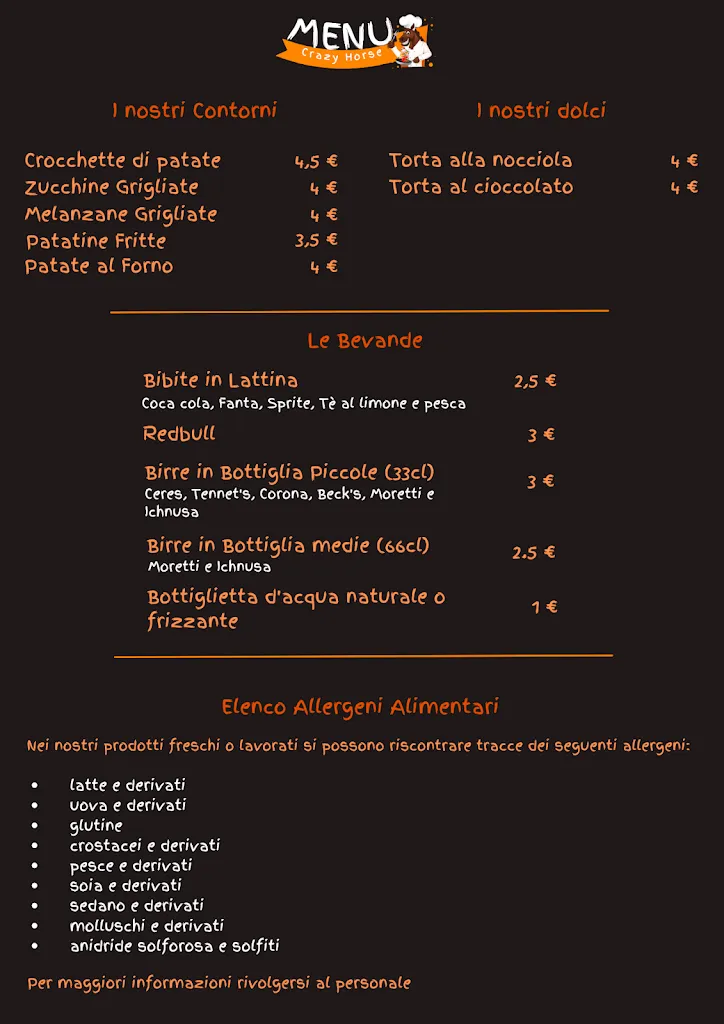 Menu_Crazy Horse - Rosticceria, Friggitoria e Pizzeria da asporto_San Gillio_image_2