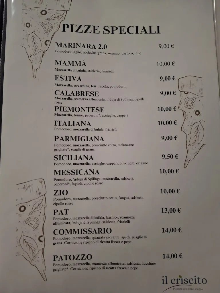 Menu_Il Crìscito Pizzeria con forno a legna_San Damiano d'Asti_image_1