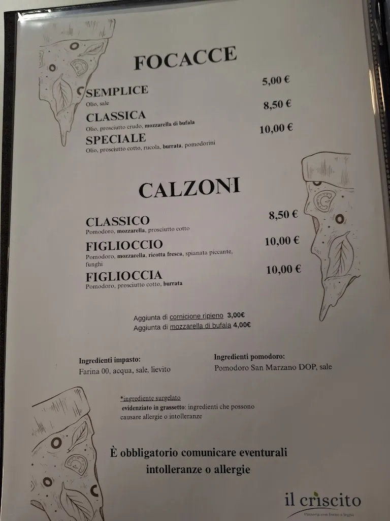 Menu_Il Crìscito Pizzeria con forno a legna_San Damiano d'Asti_image_2