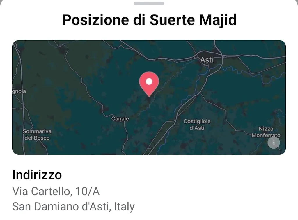 Suerte Majid restaurant in San Damiano d'Asti