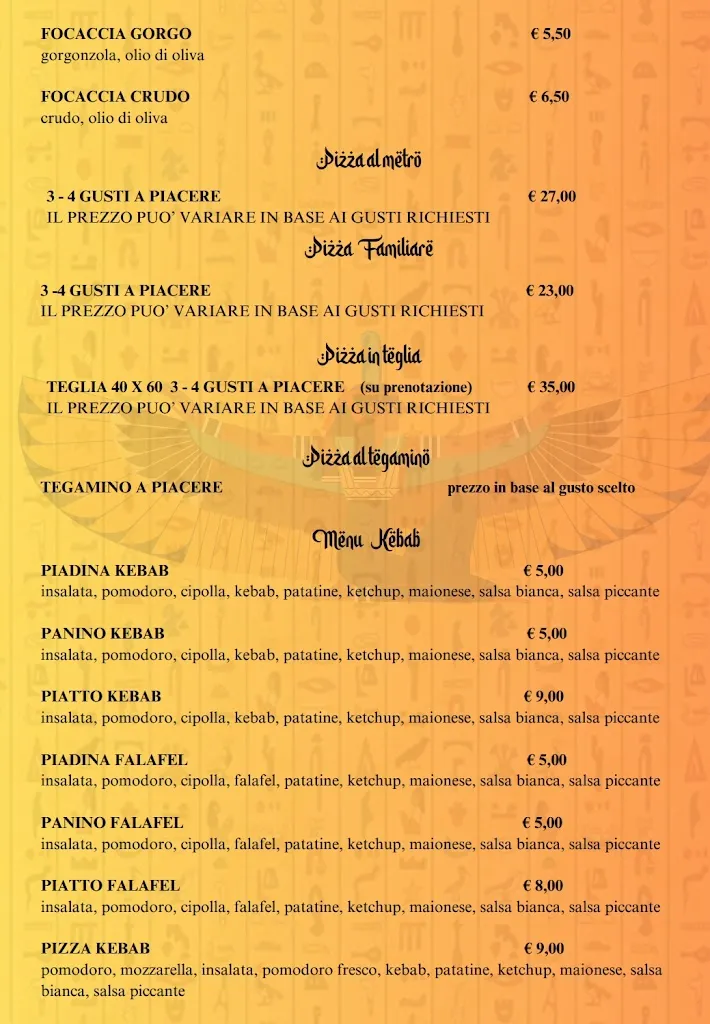 Menu_Il Faraone Pizzeria Kebab_San Damiano d'Asti_image_1