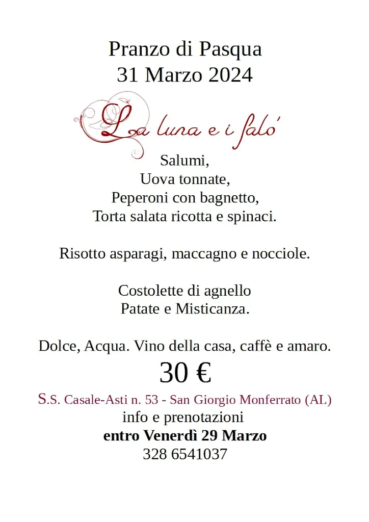 Menu_Ristorante La Luna E I Falo'_San Giorgio Monferrato_image_4