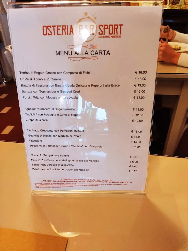 Menu_Osteria Bar Sport_San Giorgio Monferrato_image_2