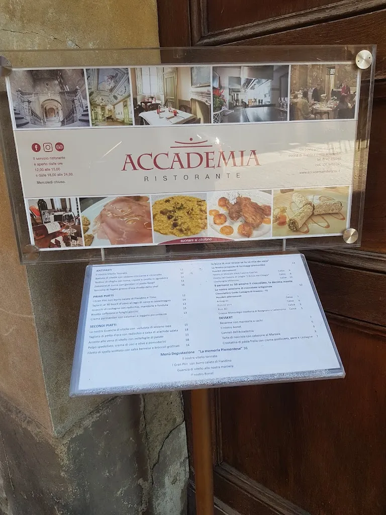 Menu_Accademia Ristorante_San Giorgio Monferrato_image_1