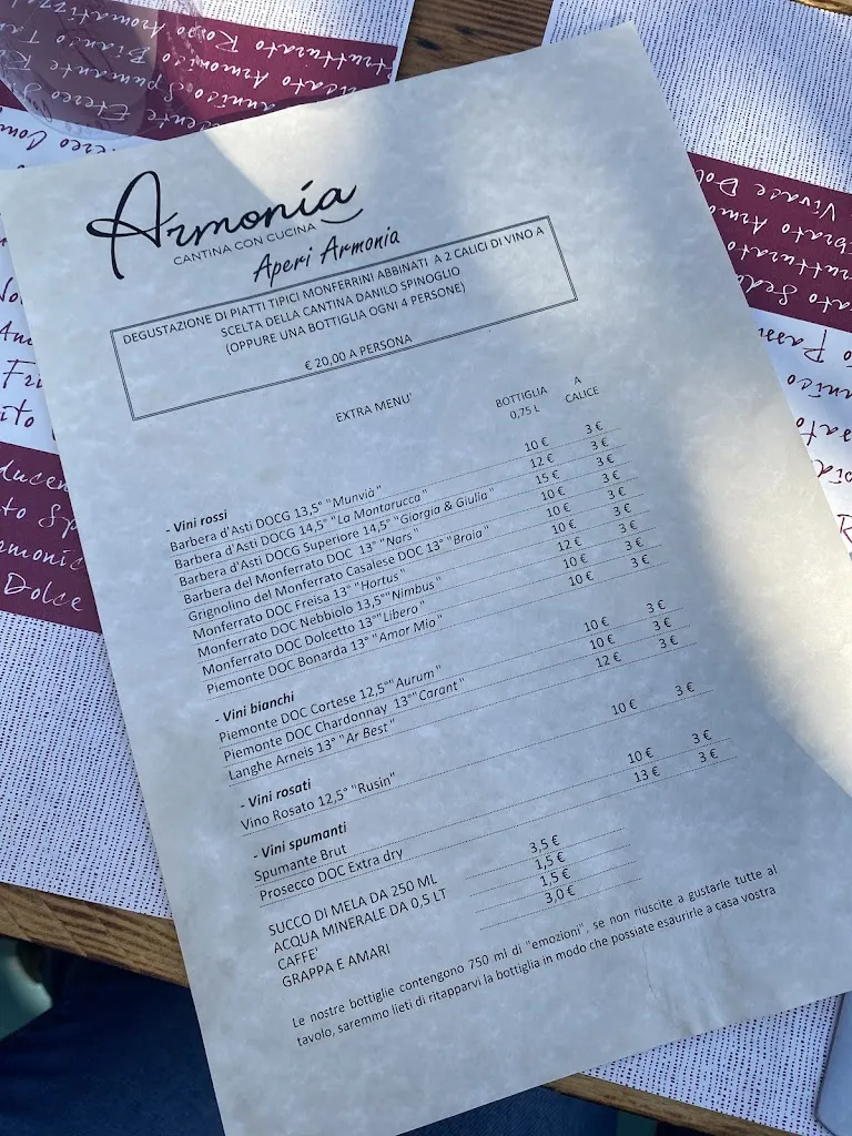 Menu_Armonia Treville_San Giorgio Monferrato_image_1