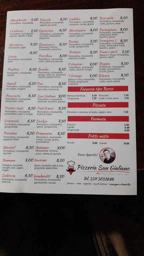 Menu_Pizzeria San Giuliano_San Giuliano Vecchio_image_4