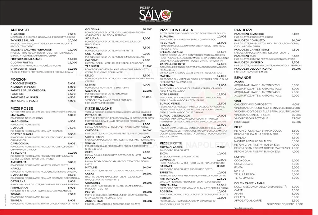 Menu_Pizzeria Salvo Davide_San Maurizio D'Opaglio_image_1