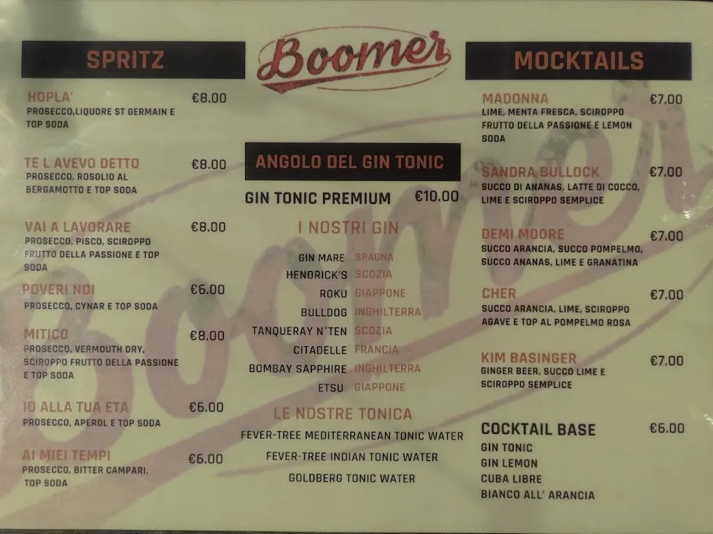 Menu_Boomer Grill Garage - Diner e Birreria_San Maurizio_image_1