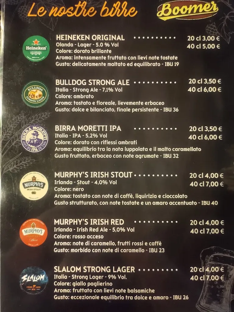 Menu_Boomer Grill Garage - Diner e Birreria_San Maurizio_image_2