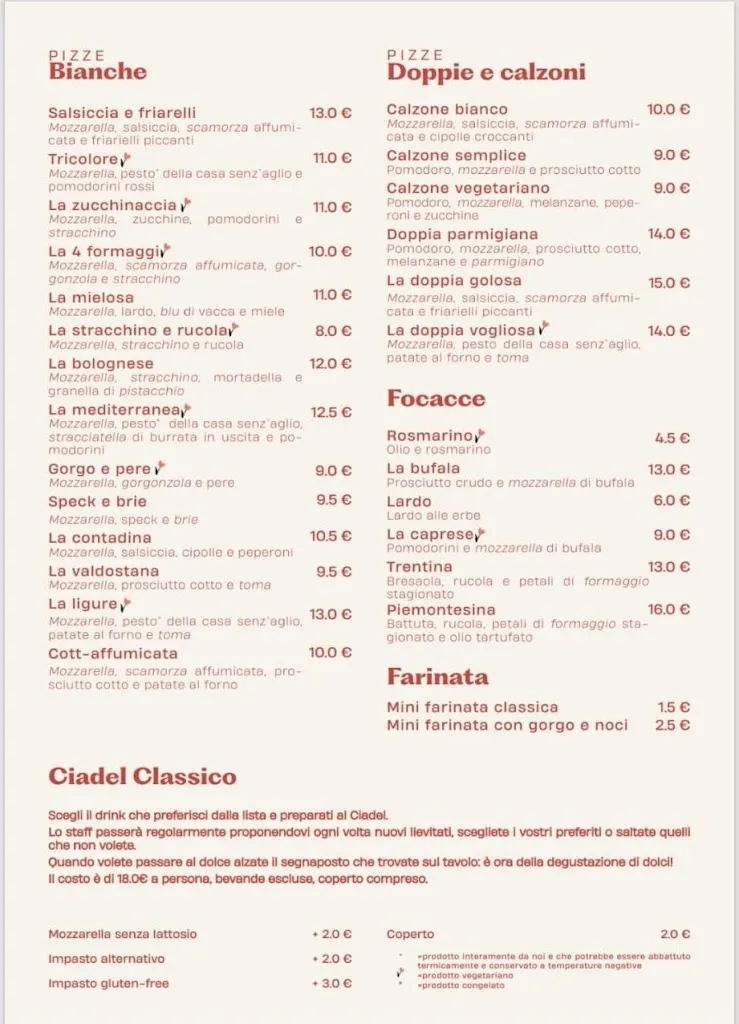 Menu_Pizzeria Ciadel_San Michele Mondovì_immagine_2