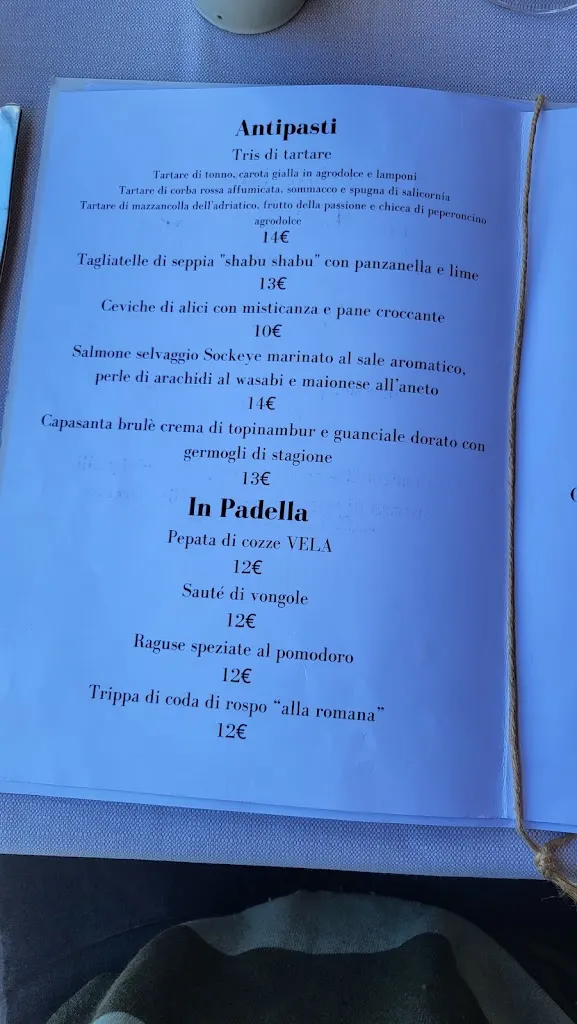 Menu_Ristorante Chalet Vela Stabilimento Balneare_San Giorgio_image_4