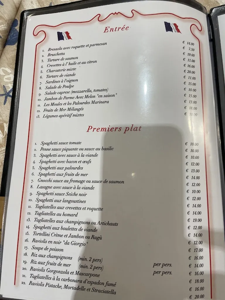 Menu_Ristorante Da Giorgio_San Giorgio_image_4