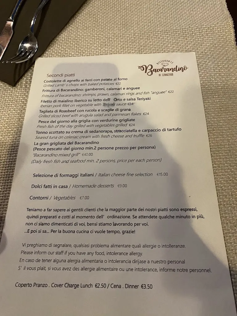 Menu_Ristorante Bacarandino ai Corazzieri_San Giorgio_image_4