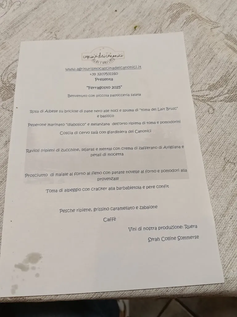 Menu_Cascina dei Canonici_Sant'Ambrogio di Torino_image_2