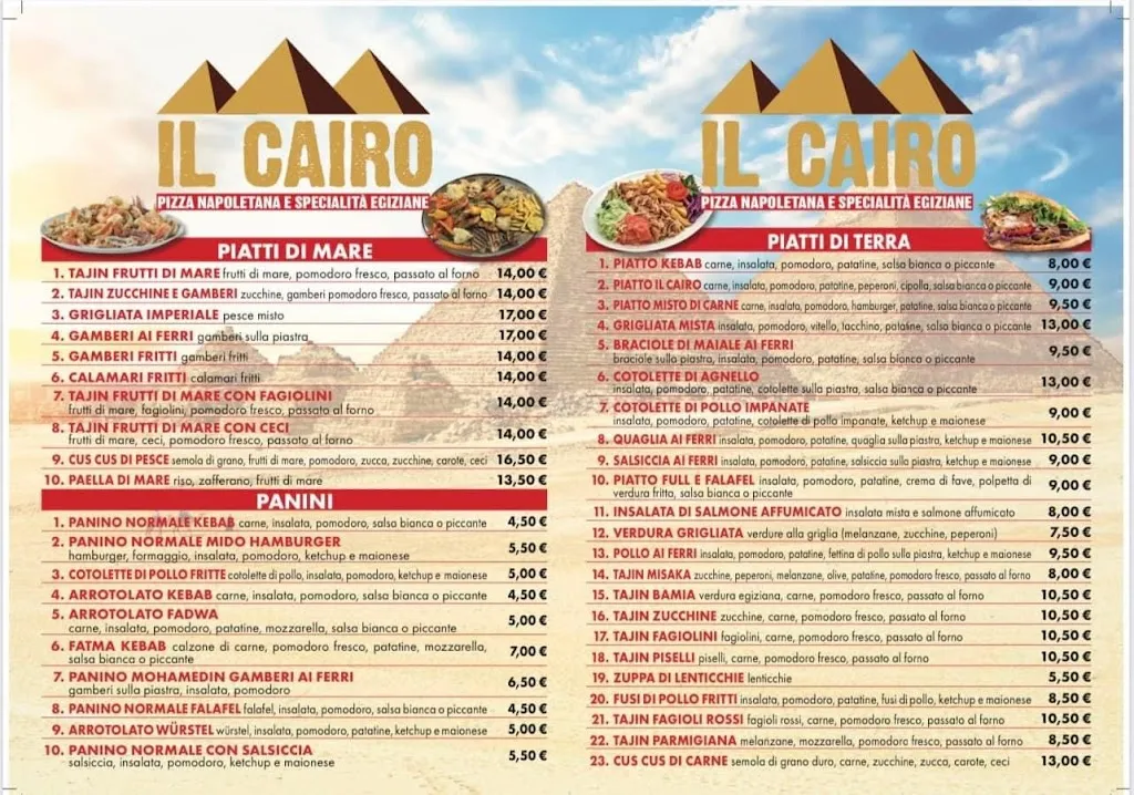 Menu_Pizzeria Il Cairo_Sant'Ambrogio di Torino_image_1