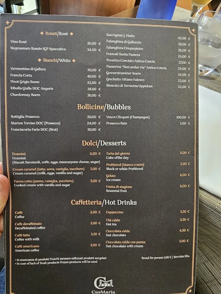 Menu_Casa Maria_Santa Maria Maggiore_image_1
