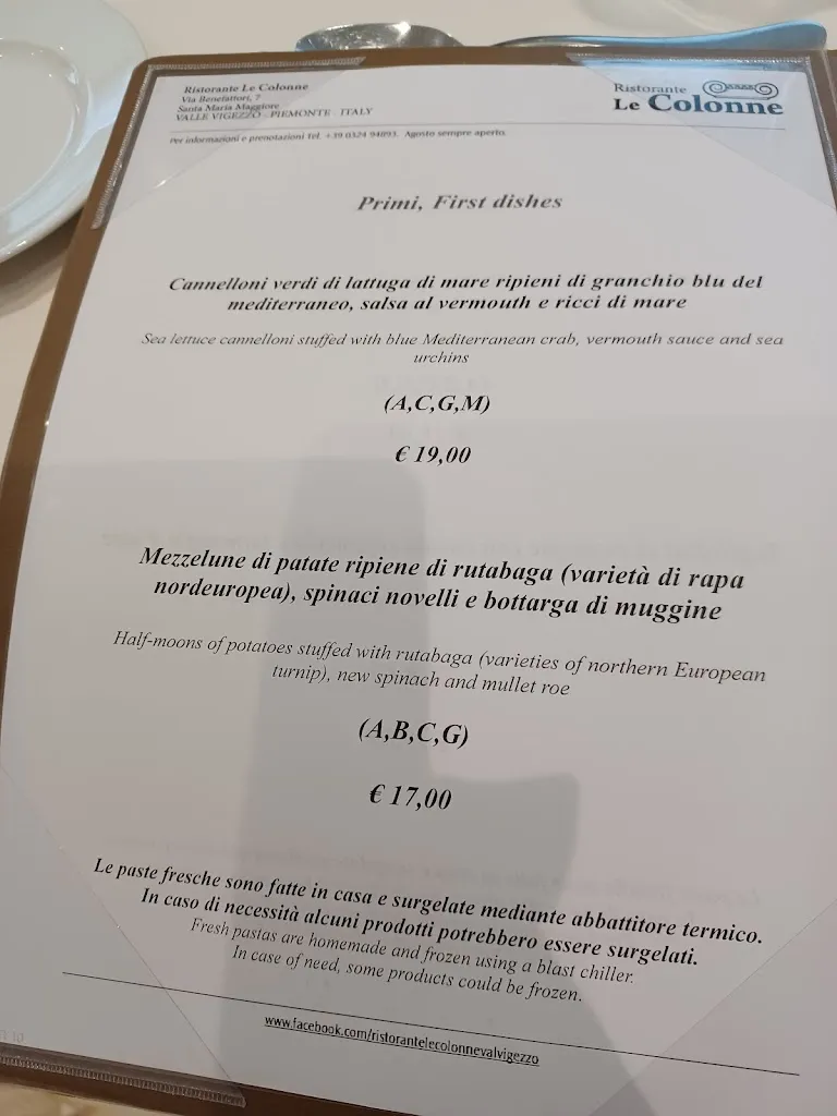 Menu_Ristorante Le Colonne_Santa Maria Maggiore_image_3