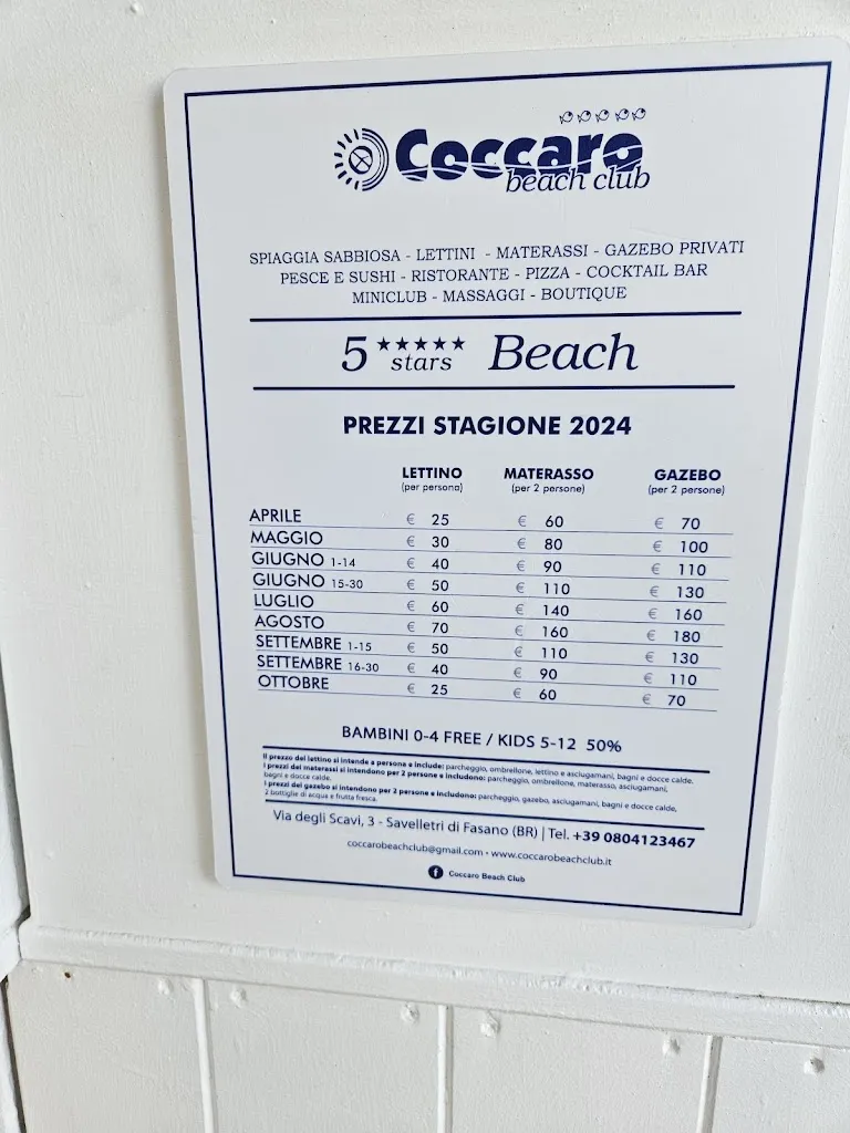 Menu_Coccaro Beach Club_Fasano_image_1