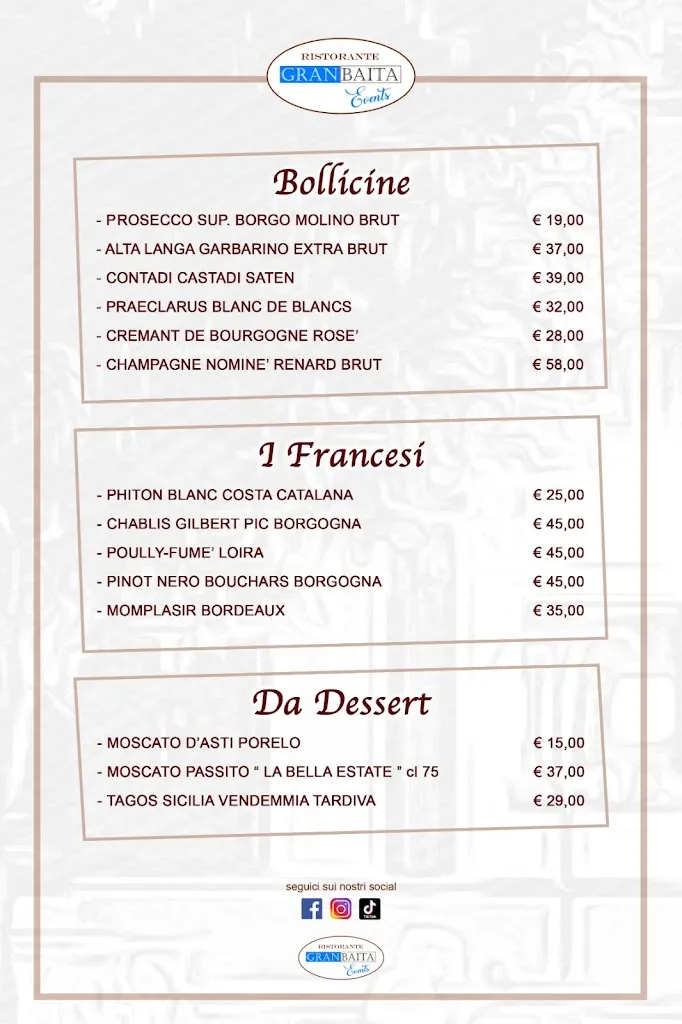 Menu_Granbaita Events Restaurant_Savigliano_image_1