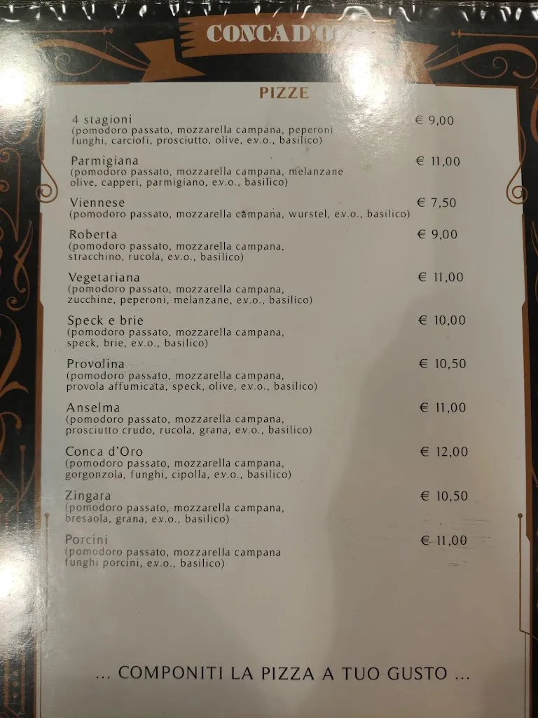Menu_Pizzeria Conca D'oro_Savigliano_image_4