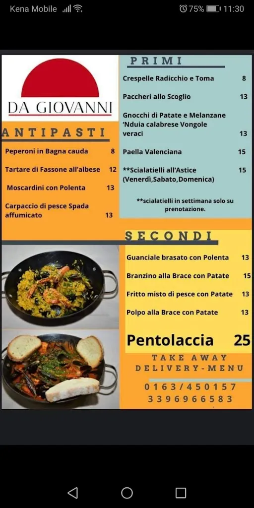 Menu_Ristorante Da Giovanni_Serravalle Sesia_image_2