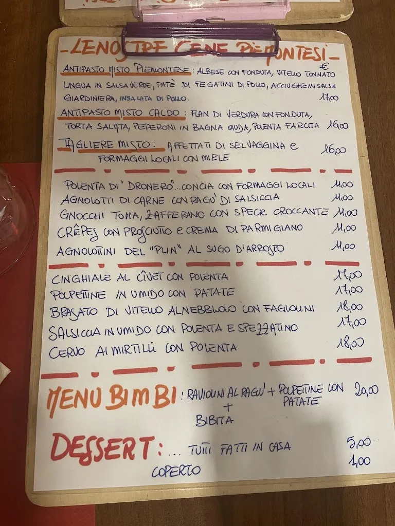 Menu_Trattoria La Rognosa_Sestriere_image_3