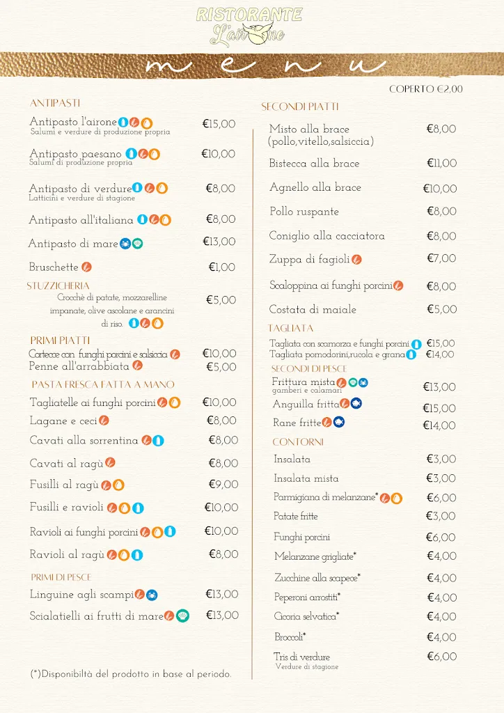 Menu_Ristorante L' Airone_Serre_image_1