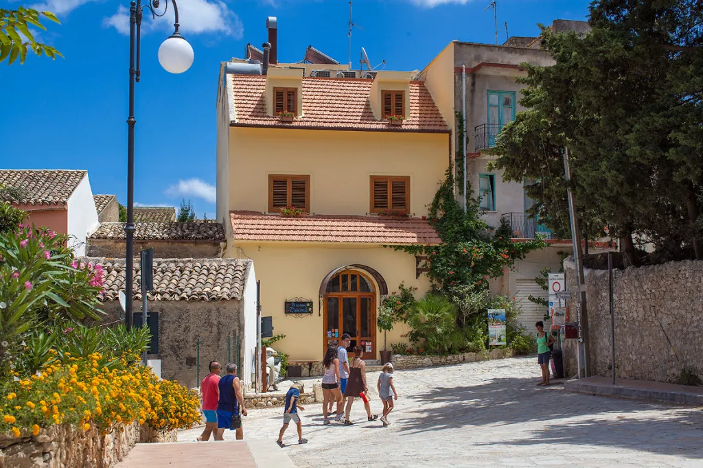 Pensione Tranchina restaurant in Scopello
