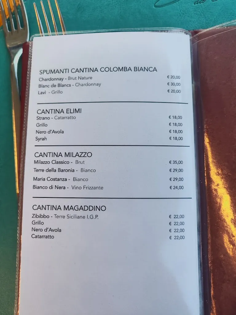 Menu_Bahía da Mimi - Bar Ristorante Stabilimento Balneare_Scopello_image_2