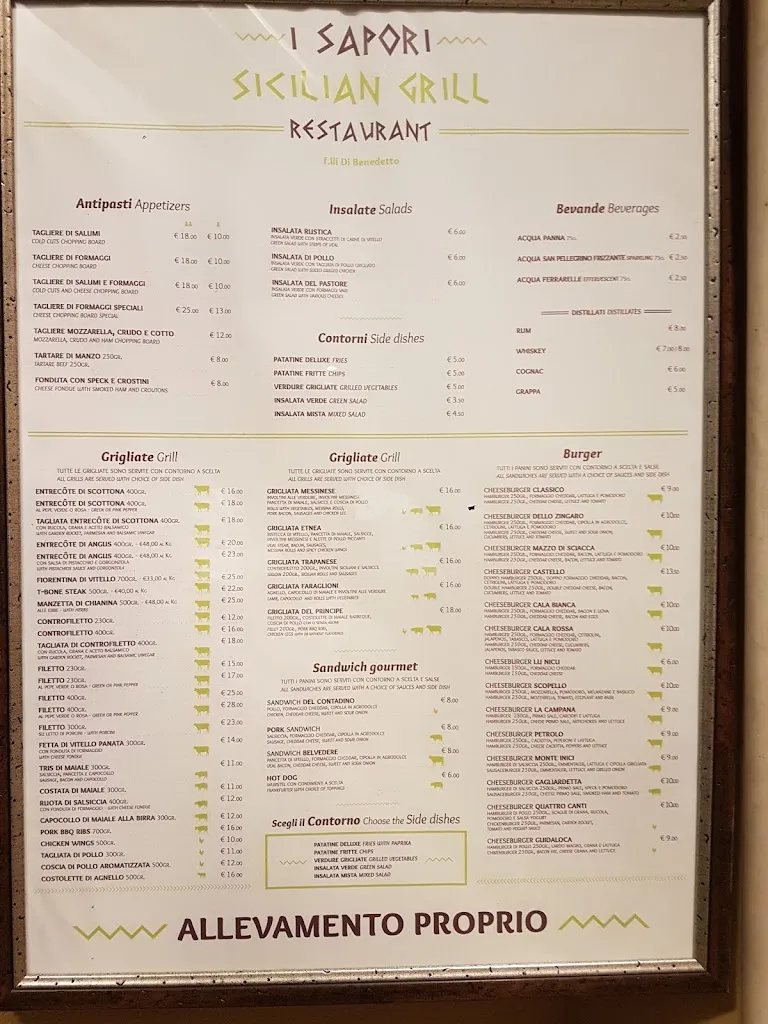 Menu_I Sapori Sicilian Grill_Scopello_image_3