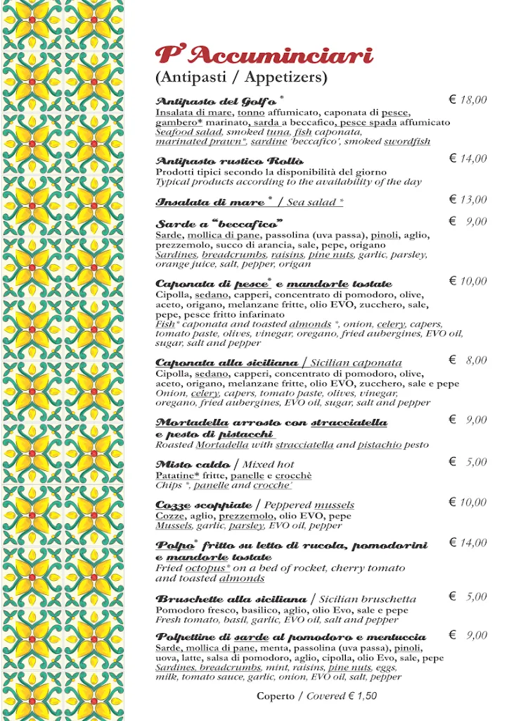 Menu_Rollò Sicilian food_Scopello_image_2