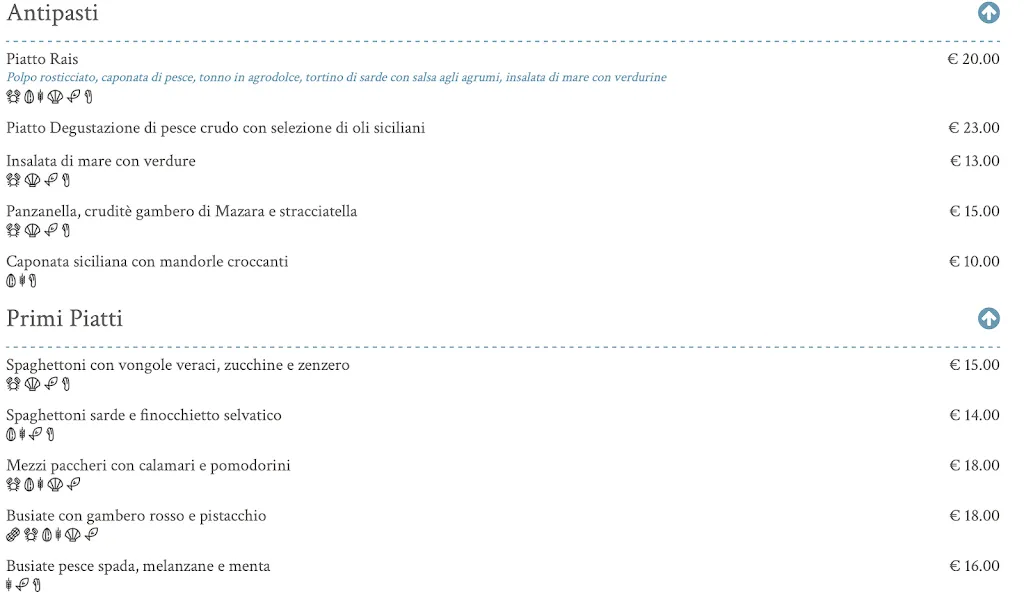 Menu_Al Rais Restaurant - Ristorante a Scopello con parcheggio incluso_Scopello_image_1