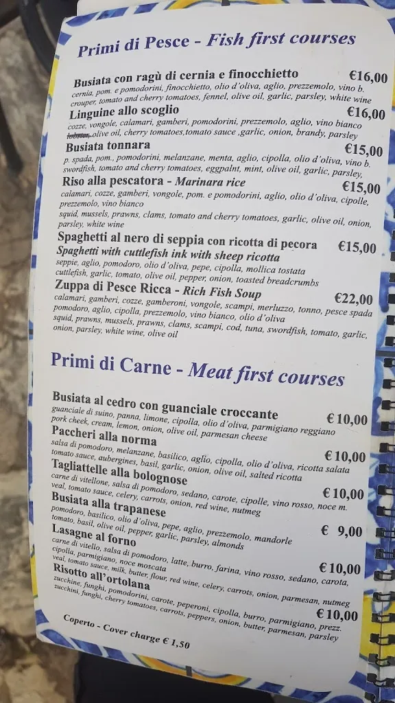 Menu_Ristorante Pizzeria Il Baglio_Scopello_image_2