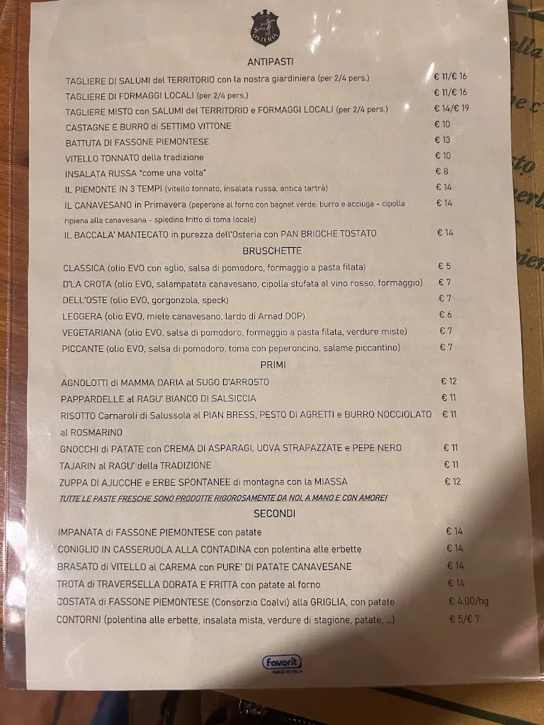 Menu_Osteria La Sosta_Settimo Vittone_image_1