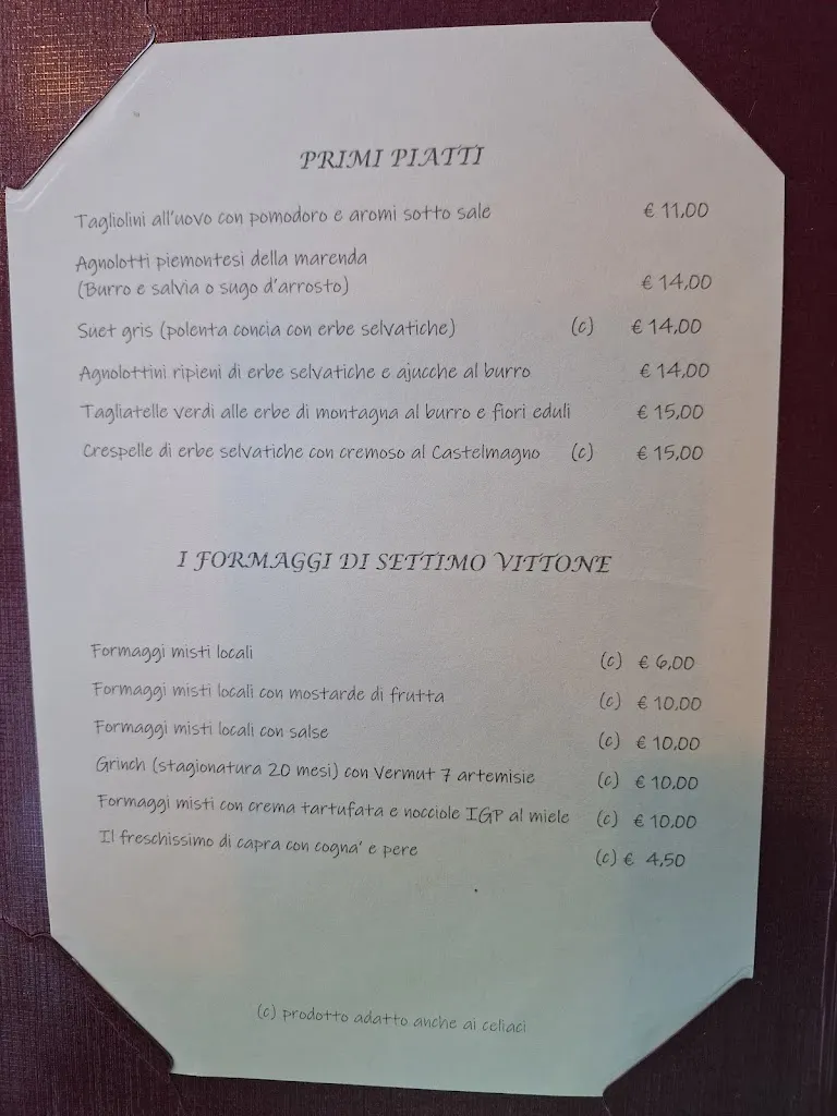 Menu_La Marenda Sinoira_Settimo Vittone_image_1