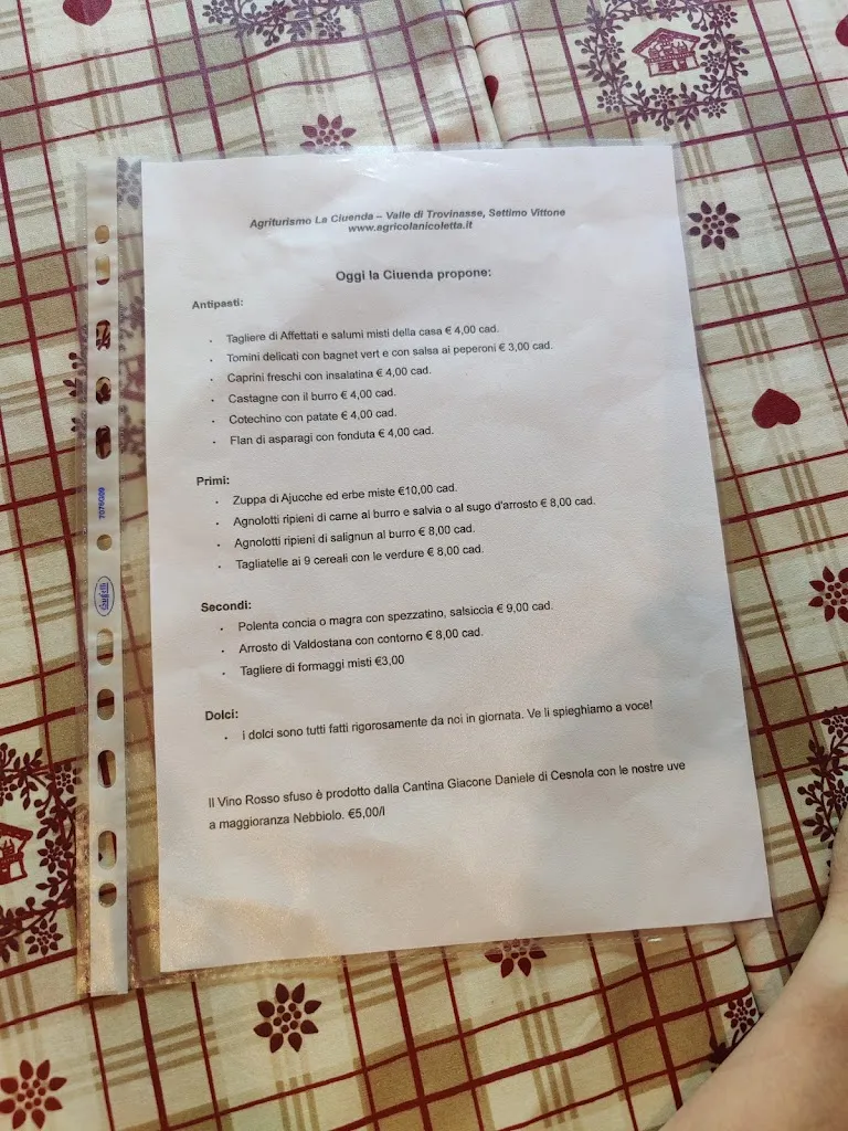 Menu_Agriturismo La Ciuenda Di Nicoletta Jari_Settimo Vittone_image_1