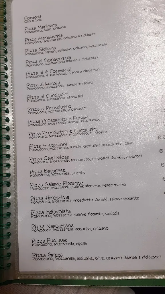 Menu_Pizzeria '' Il Girasole'' Di Ivaldi L._Strevi_image_1