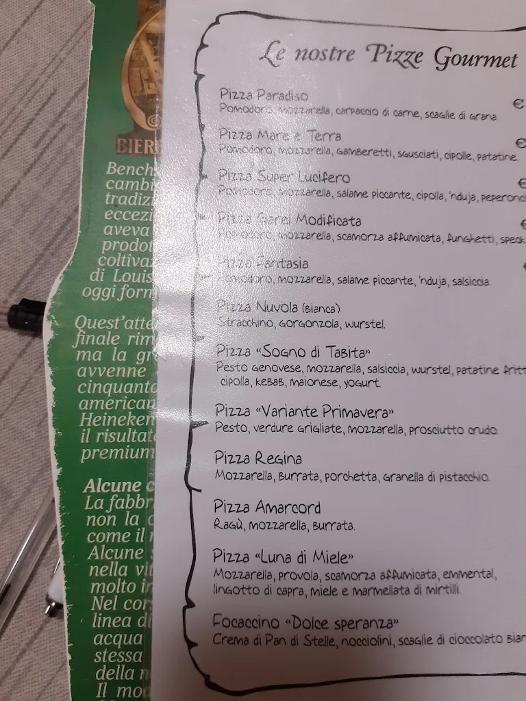 Menu_Pizzeria '' Il Girasole'' Di Ivaldi L._Strevi_image_2